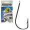 Frenetic FS104 fekete nikkel apróhalas 10-es lapkás horog 10 db/csomag