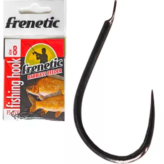   Frenetic FS270 fekete szakállmentes feeder 8-as lapkás szakáll nélküli horog 10 db/csomag