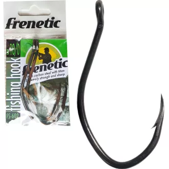   Frenetic FS602 fekete nikkel extra méretes harcsá és tengeri halas 6/0-s harcsázó horog 3 db/csomag