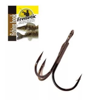 Frenetic FS607 fekete nikkel 10-es hármas horog 5 db/csomag