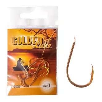 Golden Lake 2020 pontyozó arany 1-es lapkás horog