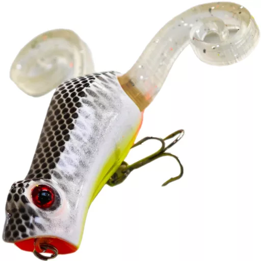 Frenetic béka Frogger fehér-szürke 5,5 cm 9 g béka műcsali