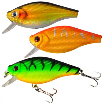 Frenetic Pounder arany-fekete 6,5 cm 6 g crankbait wobbler
