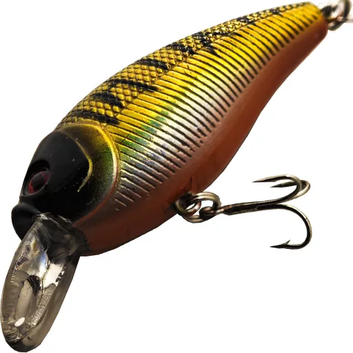 Frenetic Bomber//Csíkos arany-fekete 6,5 cm 10 g crankbait wobbler