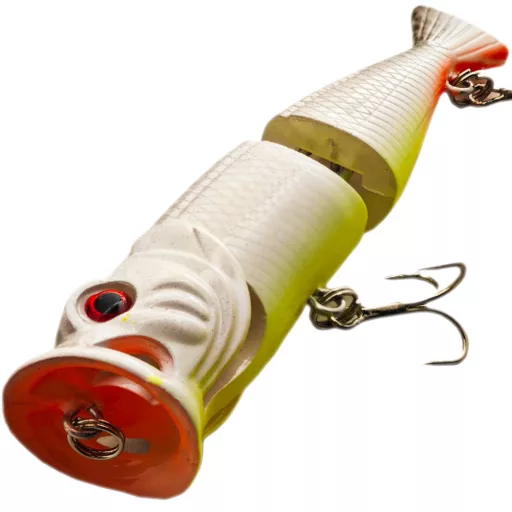 Frenetic Floater fehér-szürke 8 cm 10 g popper