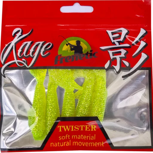Frenetic Neon Zöld 8,5 cm 5 db/csomag twister