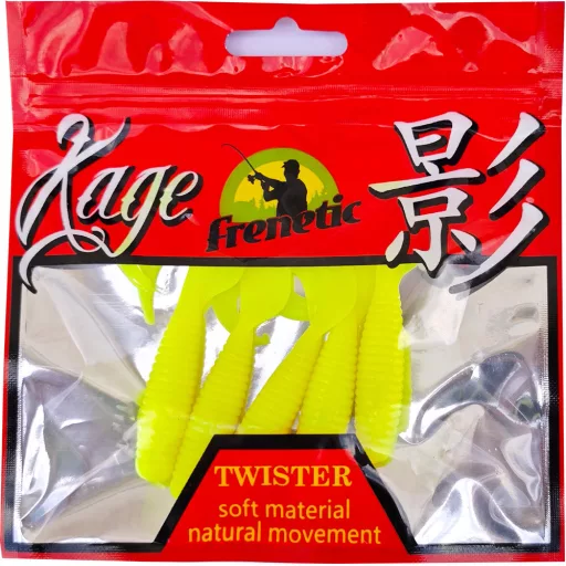 Frenetic sárga 8,5 cm 5 db/csomag twister