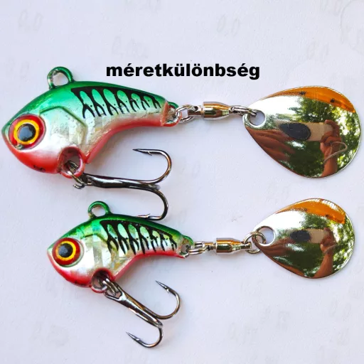 Frenetic ODA Bass 25+30 mm ezüst 10 g tail spinner