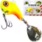 Frenetic ODA Bass 25+30 mm sárga-piros 10 g tail spinner