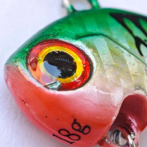 Frenetic ODA Bass 35+30 mm zöld 18 g tail spinner