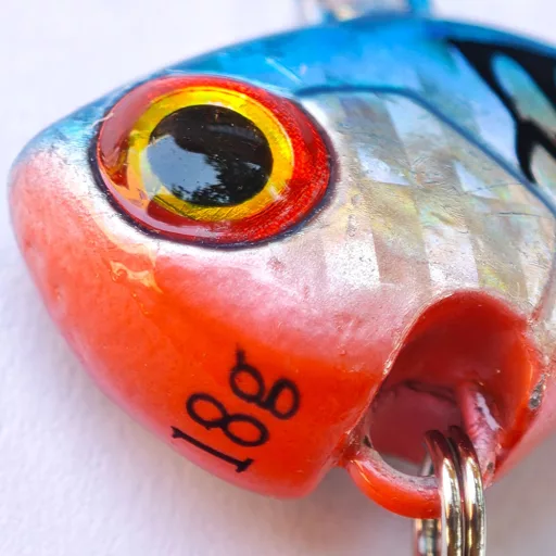 Frenetic ODA Bass 35+30 mm kék 18 g tail spinner