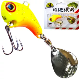 Frenetic ODA Bass 35+30 mm sárga-piros 18 g tail spinner