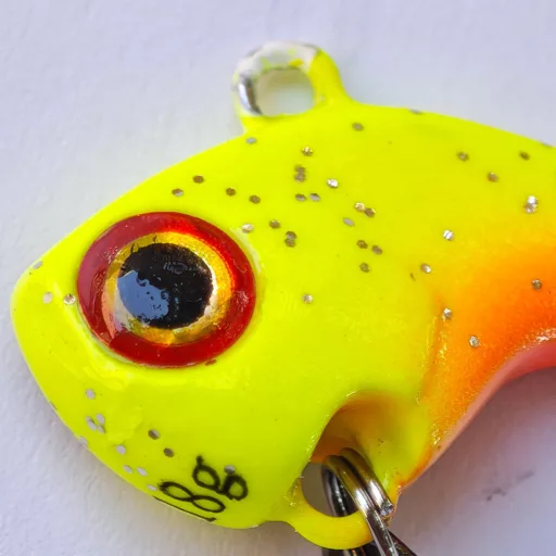 Frenetic ODA Bass 35+30 mm sárga-piros 18 g tail spinner
