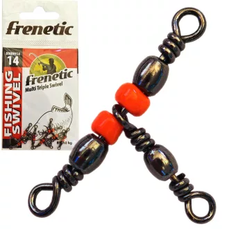 Frenetic Multi triple 14 fekete/piros t forgó 8 db/csomag