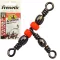 Frenetic Multi triple 14 fekete/piros t forgó 8 db/csomag