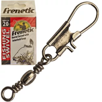 Frenetic kapcsos ezüst 20 forgókapocs 10 db/csomag