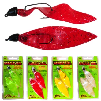   Mepps / Mister Twister Mepps/Mister Twister WAVE-E TAIL Mepps jig + Mister gumi piros 10 cm 8 g 1 db swimbait