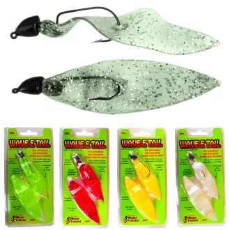   Mepps / Mister Twister Mepps/Mister Twister WAVE-E TAIL 1+3 jig és gumi Mepps és Mister fehér 10 cm 8 g swimbait