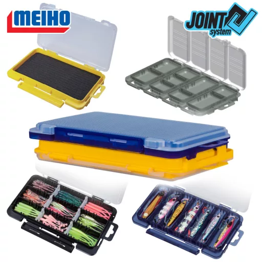 Meiho QUATRO CASE J összepattintós műanyag 175 × 105 × 18 mm aprócikkes doboz