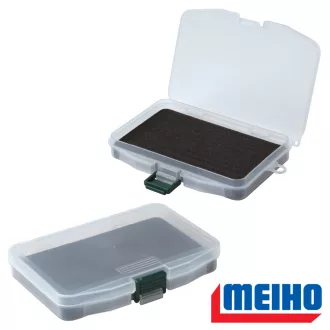   Meiho Slit form case F-9 jigfej és műcsali tartó 146 × 103 × 23 mm műcsalis doboz