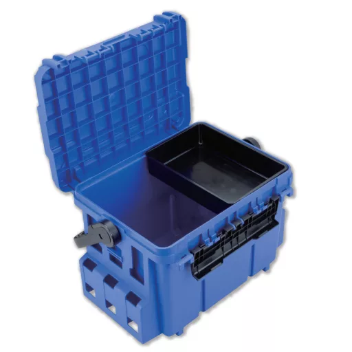 Meiho Bucket Mouth BM-7000 műanyag 475 × 335 × 320 mm fekete pergető láda