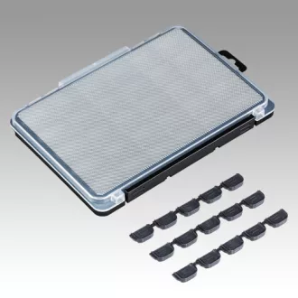   Meiho Light Game Case 3010 gumitartó műanyag 175 × 105 × 18 mm műcsalis doboz