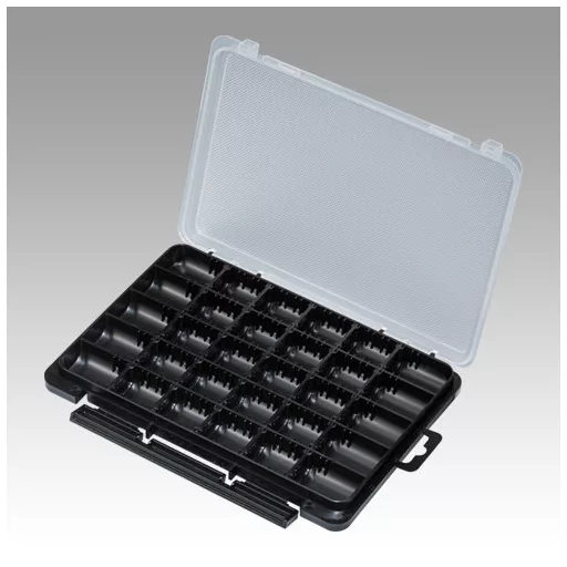 Meiho Light Game Case 3010 gumitartó műanyag 175 × 105 × 18 mm műcsalis doboz