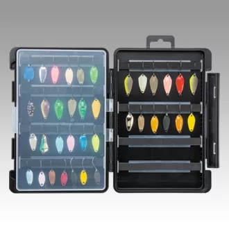   Meiho Free Board Case 3010A szivacsos szerelék és műcsali tartó 175 × 105 × 18 mm zöld műcsalis doboz