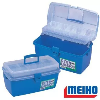   Meiho New city luck 75 műanyag szerszámos láda 390 × 214 × 212 mm szerelékes láda
