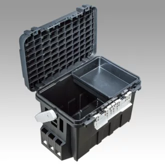   Meiho Bucket Mouth BM-9000 műanyag 540 × 340 × 350 mm fekete pergető láda