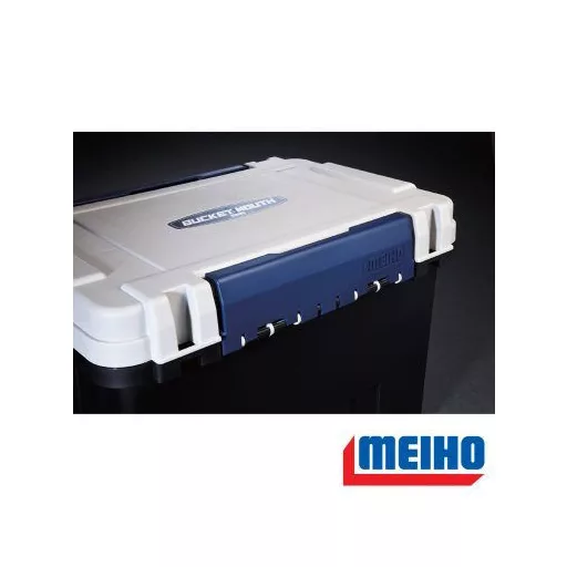 Meiho Bucket Mouth BM-9000 műanyag 540 × 340 × 350 mm fekete pergető láda
