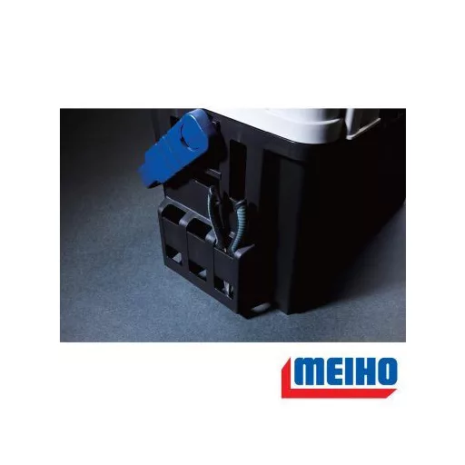 Meiho Bucket Mouth BM-9000 műanyag 540 × 340 × 350 mm fekete pergető láda