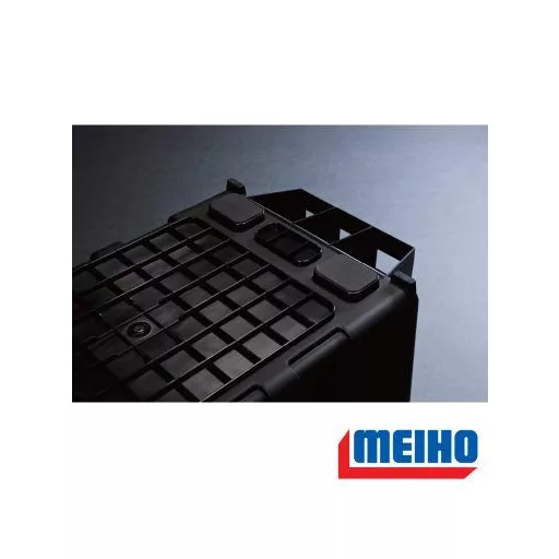 Meiho Bucket Mouth BM-9000 műanyag 540 × 340 × 350 mm fekete pergető láda