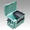 Meiho Bucket Mouth BM-7000 műanyag Olive 475 × 335 × 320 mm pergető láda