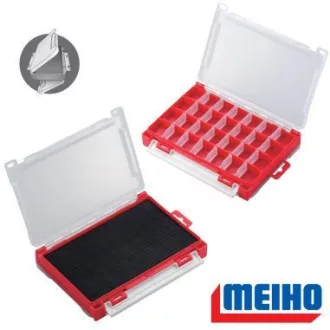   Meiho Rungun case 3010W-1 kombinált jigfej és gumi műanyag 205 × 145 × 40 mm műcsalis doboz