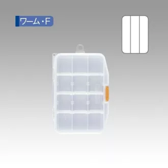   Meiho SFC Worm Case F műanyag 146 × 103 × 23 mm műcsalis doboz