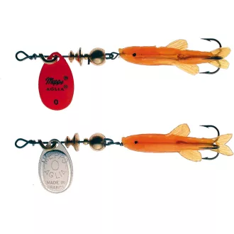 Mepps Mini Salmon 0 narancs 3 db/csomag körforgó villantó