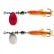 Mepps Mini Salmon 0 narancs 3 db/csomag körforgó villantó