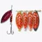 Mepps Aglia Long Redbow 0 fekete 2,5 g 3 db/csomag körforgó villantó