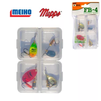 Frenetic Mepps Aglia–Fluo 00–2 körforgó szett 4+1 db