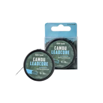   Carp Zoom Camou Leadcore 7 m 45 lb terepmintás ólombetétes előtétzsinór