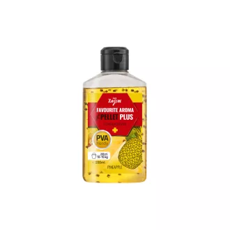   Carp Zoom Favourite pellettel, ananász, 200 ml folyékony aroma