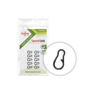   Carp Zoom Gyorskapocs szerelékkészítéshez S 8,6 × 4,2 7 gyorskapocs 10 db/csomag