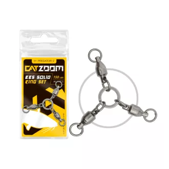   Catzoom BBS hármas 150 lb 3 cm #6 3 cm, #6 harcsázó forgó 1 db/csomag