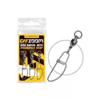   Catzoom csapágyas 250 lb #8 harcsázó forgókapocs 3 db/csomag