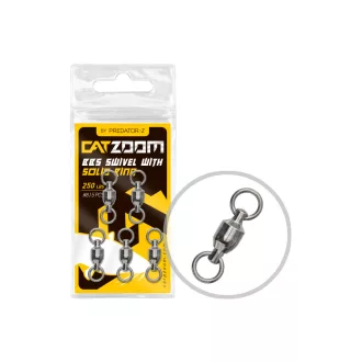   Catzoom csapágyas 250 lb 8# 3,8 cm 8#, 3,8 cm harcsázó forgó 5 db/csomag