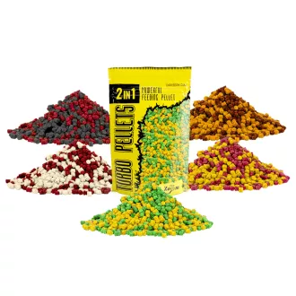   Carp Zoom 2in1 Turbo Gyors Oldódású Pellet Eper Halas 3 mm 500 g etetőpellet