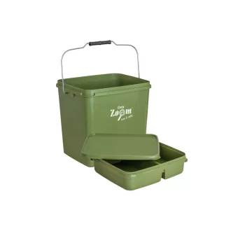 Carp Zoom Csali tálcával 15 liter vödör