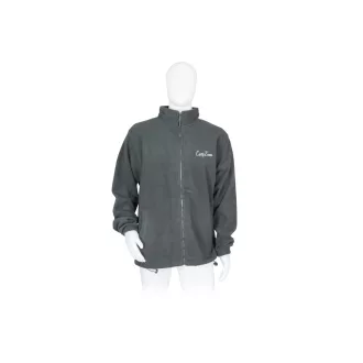   Carp Zoom Zippzáros cipzáras polár sötétzöld 3XL pulóver