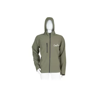 Carp Zoom Softshell kapucnis zöld XL kabát